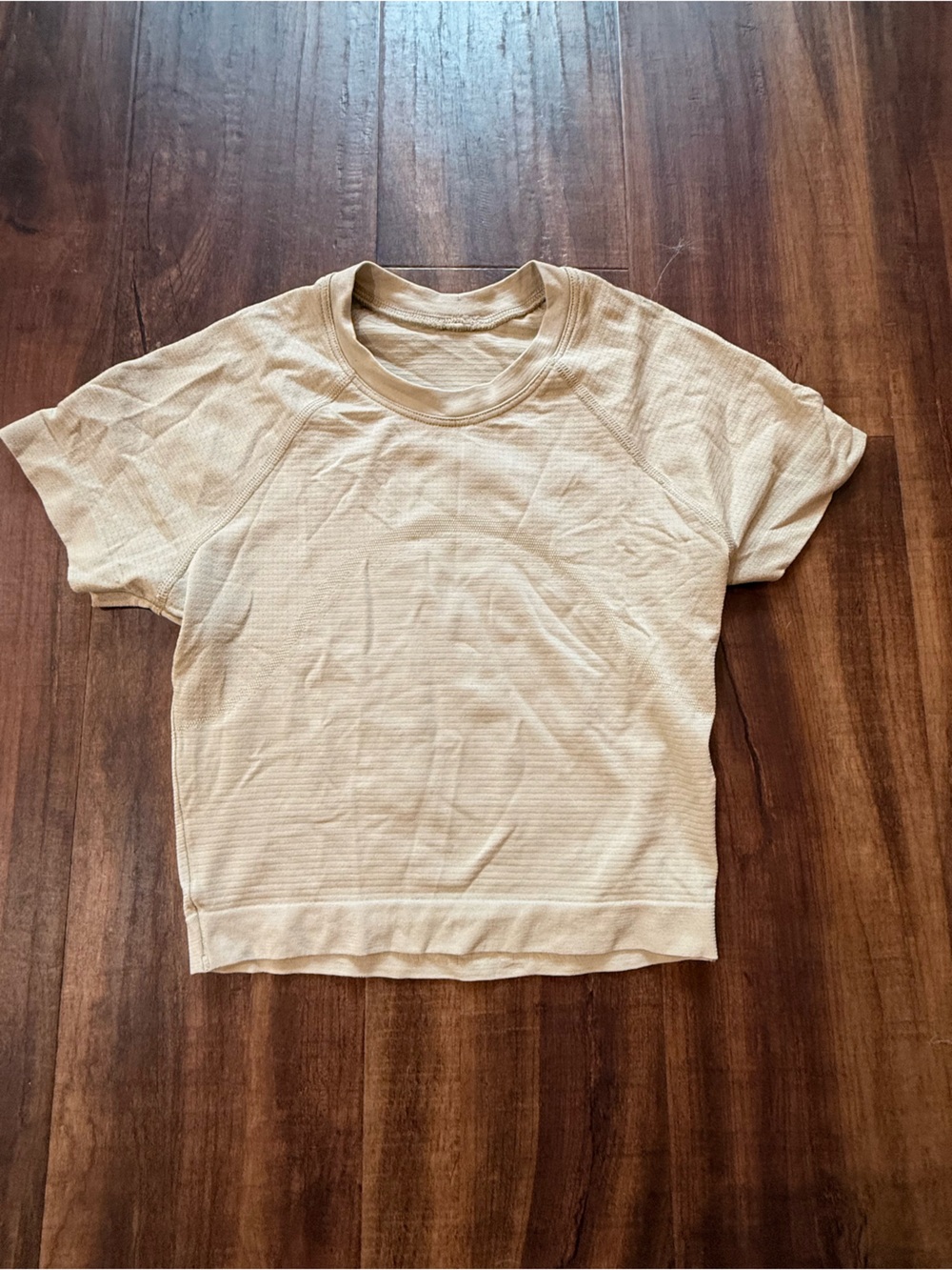 Lululemon Swiftly Tech Short Sleeve Shirt Tan Beige Size 0